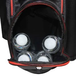 RJ Sports Mission Cart Bag -Elite Golf Shop rj sports mission cart bag black red pocket itempicture