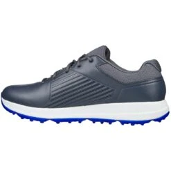Skechers GO GOLF Elite 5 GF Golf Shoes Grey/Blue 10 Skechers GO GOLF Elite 5 GF Golf Shoes Grey/Blue -Elite Golf Shop skechers go golf elite 5 golf shoes grey blue 214065 bkrd spine itempicture