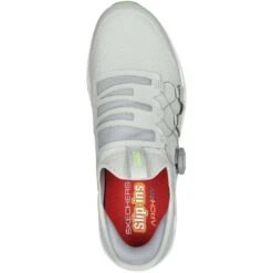 Skechers GO GOLF Elite 5 Slip 'In Golf Shoes Grey/Lime 11 Skechers GO GOLF Elite 5 Slip 'In Golf Shoes Grey/Lime -Elite Golf Shop skechers go golf elite 5 slip in shoes grey lime 214066 glm top itempicture