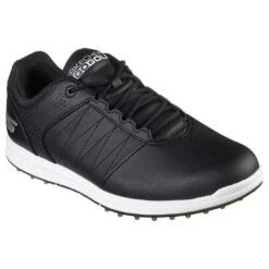 Skechers GO GOLF Pivot Golf Shoes Black 8 Skechers GO GOLF Pivot Golf Shoes Black -Elite Golf Shop skechers go golf pivot golf shoes black 54545 blk toe itempicture