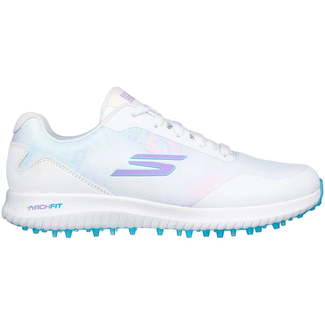 Skechers Women's Arch Fit GO GOLF Max 2 Splash Golf Shoes White/Multi 3 Skechers Women's Arch Fit GO GOLF Max 2 Splash Golf Shoes White/Multi