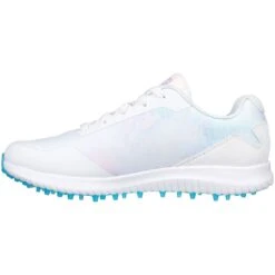 Skechers Women's Arch Fit GO GOLF Max 2 Splash Golf Shoes White/Multi 10 Skechers Women's Arch Fit GO GOLF Max 2 Splash Golf Shoes White/Multi -Elite Golf Shop skechers w arch fit go golf max 2 splash white multi 123068 wmlt spine itempicture