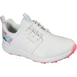 Skechers Women's GO GOLF Max Sport Tropics Golf Shoes White/Multi -Elite Golf Shop skechers womens go golf max sport tropics golf shoes white multi toe itempicture