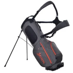 Srixon Ultra Light Stand Bag -Elite Golf Shop srixon 2021 ultra light stand bag grey orange back