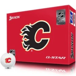 Srixon Q-Star NHL Golf Balls -Elite Golf Shop srixon q star nhl golf balls calgary flames itempicture
