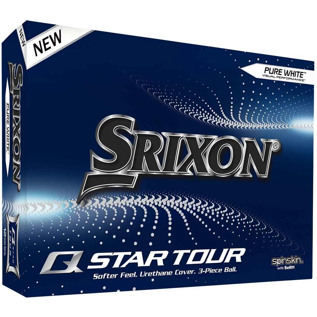 Srixon Q-Star Tour 4 White Golf Balls 3 Srixon Q-Star Tour 4 White Golf Balls