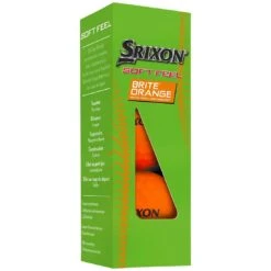 Elite Golf Shop -Elite Golf Shop srixon soft feel 13 brite orange golf balls sleeve itempicture