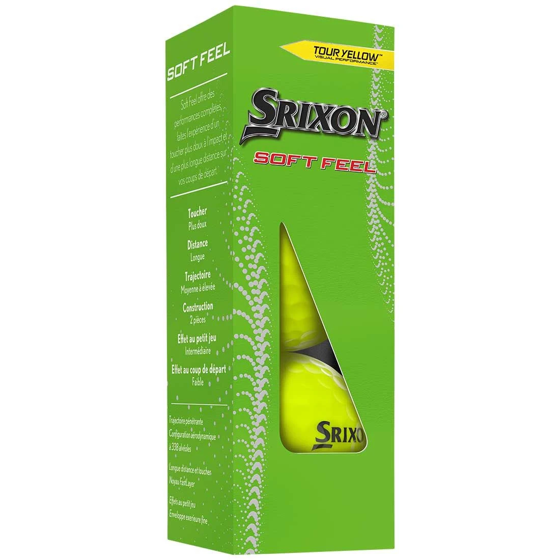 Srixon Soft Feel 13 Yellow Golf Balls 4 Srixon Soft Feel 13 Yellow Golf Balls - Image 2