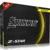 Srixon Z-Star Personalized Yellow Golf Balls -Elite Golf Shop srixon z star 8 yellow golf balls lid itempicture