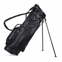 Sun Mountain Leather Stand Bag -Elite Golf Shop sun mountain 2019 leather stand bag black white