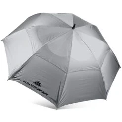 Sun Mountain Auto 62 Inch Umbrella -Elite Golf Shop sun mountain 2021 auto 62 inch umbrella silver itempicture
