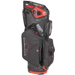 Sun Mountain Boom Cart Bag 14 Sun Mountain Boom Cart Bag -Elite Golf Shop sun mountain 2023 boom cart bag black red back itempicture