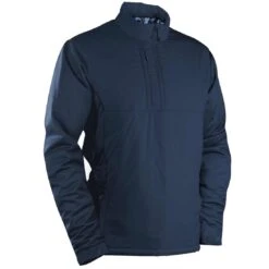 Sun Mountain Colter II Long Sleeve Pullover -Elite Golf Shop sun mountain 2023 colter ii ls pullover navy itempicture