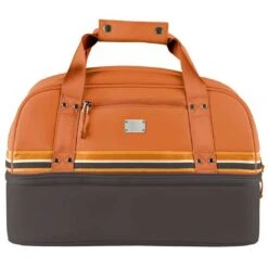 Sun Mountain Mid-Stripe Boston Bag 18 Sun Mountain Mid-Stripe Boston Bag -Elite Golf Shop sun mountain 2023 mid stripe boston bag cabin umber wheat itempicture