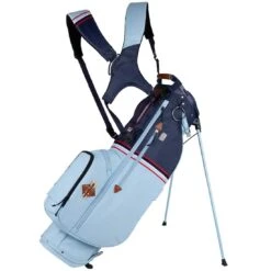 Sun Mountain Mid Stripe Stand Bag -Elite Golf Shop sun mountain 2023 mid stripe stand bag frost navy red itempicture
