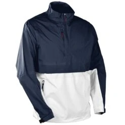 Sun Mountain Stratus Long Sleeve Rain Pullover 8 Sun Mountain Stratus Long Sleeve Rain Pullover -Elite Golf Shop sun mountain 2023 stratus ls rain pullover navy white red itempicture