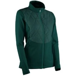 Sun Mountain Women's AT Hybrid Jacket -Elite Golf Shop sun mountain 2023 womens at hybrid jacket jade itempicture
