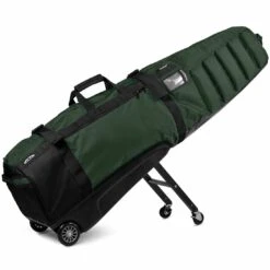 Sun Mountain Clubglider Meridian Travel Bag -Elite Golf Shop sun mountain 2024 clubglider meridian travel cover green black itempicture