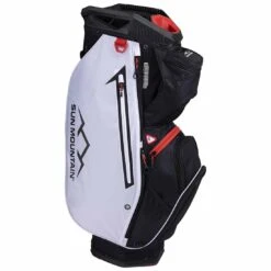 Sun Mountain Sync Cart Bag -Elite Golf Shop sun mountain 2024 sync cart bag black white rush red alt itempicture