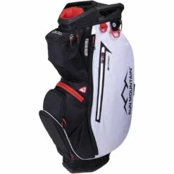 Sun Mountain Sync Cart Bag -Elite Golf Shop sun mountain 2024 sync cart bag black white rush red itempicture
