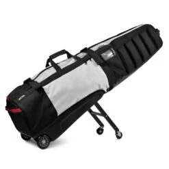 Sun Mountain Clubglider Meridian Travel Bag -Elite Golf Shop sun mountain clubglider meridian travel bag black white red