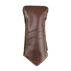 Sun Mountain Leather 3-Wood Headcover -Elite Golf Shop sun mountain leather fairway headcover brown khaki