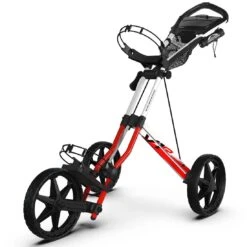 Sun Mountain Speed Cart V1R Push Cart -Elite Golf Shop sun mountain speed cart v1r push cart fire red white itempicture