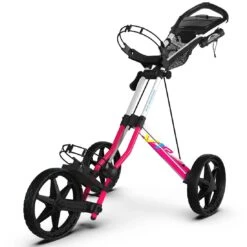 Sun Mountain Speed Cart V1R Push Cart -Elite Golf Shop sun mountain speed cart v1r push cart hot pink white blue itempicture