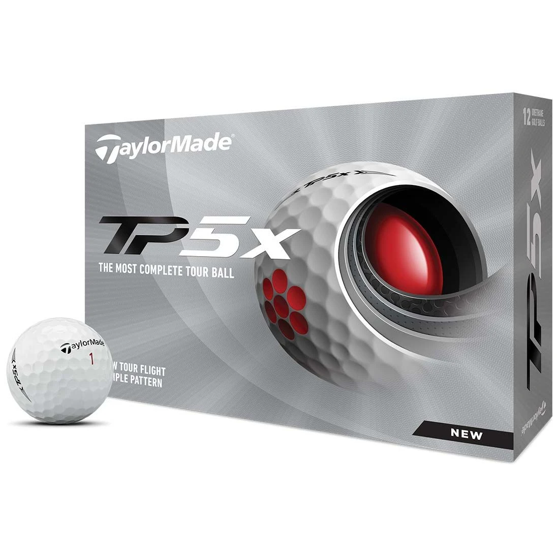 TaylorMade TP5x MyNumber Golf Balls 3 TaylorMade TP5x MyNumber Golf Balls