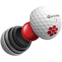 TaylorMade TP5x White Golf Balls -Elite Golf Shop taylormade 2021 tp5x white golf balls tech explode itempicture
