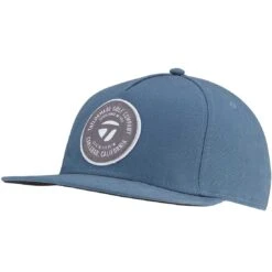 TaylorMade 5 Panel Flat Bill Hat -Elite Golf Shop taylormade 2023 5 panel flat bill hat blue itempicture