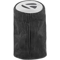 TaylorMade Barrel Pinstripe Grey Driver Headcover -Elite Golf Shop taylormade 2023 barrel pinstripe grey driver headcover back itempicture