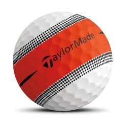 TaylorMade Tour Response Stripe Multicolor Golf Balls -Elite Golf Shop taylormade 2023 tour response stripe multicolor golf balls orange quarter itempicture