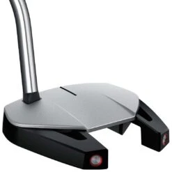 TaylorMade Spider GT Silver Single Bend Putter -Elite Golf Shop taylormade spider gt silver single bend putter back itempicture