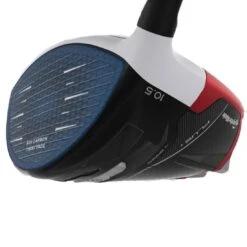 TaylorMade Stealth 2 Plus Red/White/Blue Driver 13 TaylorMade Stealth 2 Plus Red/White/Blue Driver -Elite Golf Shop taylormade stealth 2 plus usa driver heel itempicture