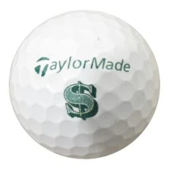 TaylorMade TP5 My Symbol Dollar Sign Golf Balls -Elite Golf Shop taylormade tp5 my symbol dollar sign stamp golf balls itempicture