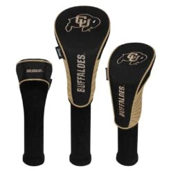 Team Effort NCAA Set Of 3 Headcovers -Elite Golf Shop te 04h3 colorado buffaloes 1