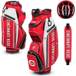 Team Effort MLB Bucket III Cooler Cart Bag -Elite Golf Shop team effort mlb bucket 3 cooler cart bag cincinnati reds itempicture