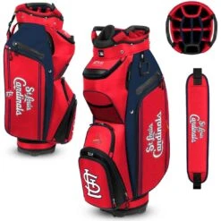 Team Effort MLB Bucket III Cooler Cart Bag -Elite Golf Shop team effort mlb bucket 3 cooler cart bag st louis cardinals itempicture