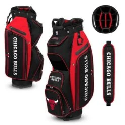 Team Effort NBA Bucket III Cooler Cart Bag -Elite Golf Shop team effort nba bucket 3 cooler cart bag chicago bulls itempicture