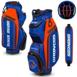 Team Effort NCAA Bucket III Cooler Cart Bag -Elite Golf Shop team effort ncaa bucket 3 cooler cart bag boise state broncos itempicture