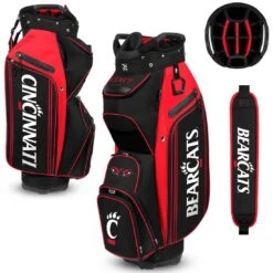 Team Effort NCAA Bucket III Cooler Cart Bag -Elite Golf Shop team effort ncaa bucket 3 cooler cart bag cincinnati bearcats itempicture