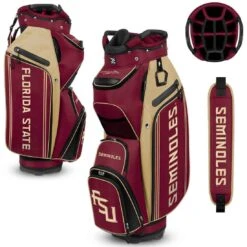 Team Effort NCAA Bucket III Cooler Cart Bag -Elite Golf Shop team effort ncaa bucket 3 cooler cart bag florida state seminoles itempicture