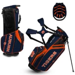 Team Effort NCAA Caddie Carry Hybrid Bag -Elite Golf Shop team effort ncaa caddie carry hybrid bag auburn tigers itempicture
