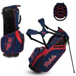 Team Effort NCAA Caddie Carry Hybrid Bag -Elite Golf Shop team effort ncaa caddie carry hybrid bag mississippi rebels itempicture