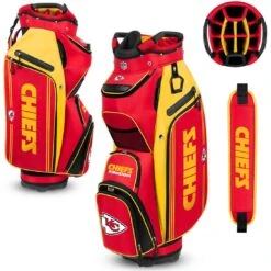 Team Effort NFL Bucket III Cooler Cart Bag -Elite Golf Shop team effort nfl bucket 3 cooler cart bag kansas city chiefs itempicture