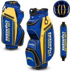 Team Effort NFL Bucket III Cooler Cart Bag -Elite Golf Shop team effort nfl bucket 3 cooler cart bag los angeles chargers itempicture