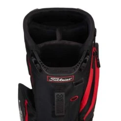 Titleist 2022 Players 4 Stand Bag -Elite Golf Shop titleist 2021 players 4 stand bag black black red top cuff
