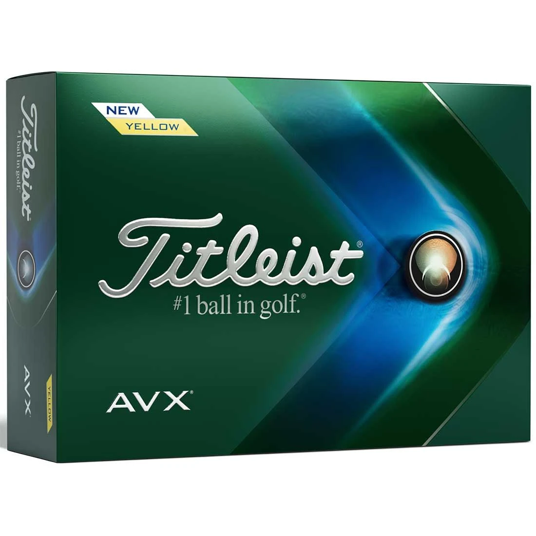 Titleist AVX Yellow Golf Balls 3 Titleist AVX Yellow Golf Balls