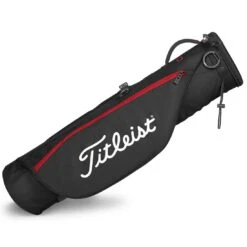 Titleist Carry Bag -Elite Golf Shop titleist 2023 carry bag black black red itempicture